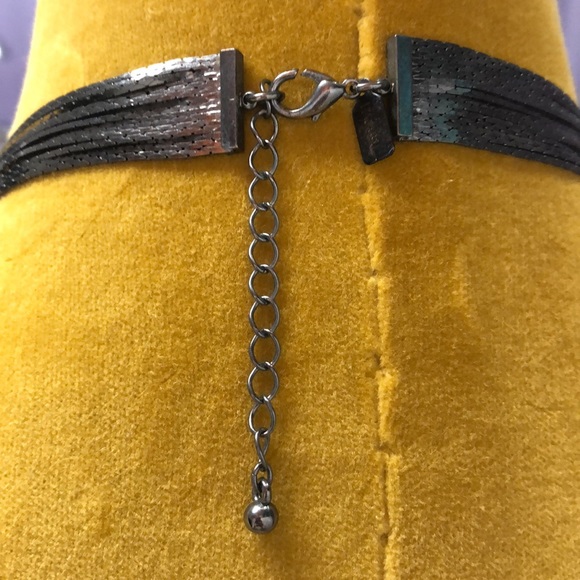 Pewter color multi-strand necklace - Picture 3 of 3